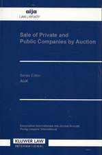 Sale of Private & Public Companies by Auction