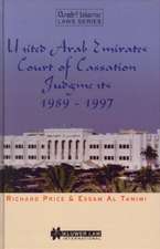 United Arab Emirates Court of Cassation Judgments 1989 - 1997