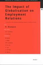 The Impact of Globalisation on Employment Relations: A Comparison of the Automobile and Banking Industries in Australia and Korea