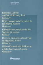 European Labour Law and Social Security Law, Glossary