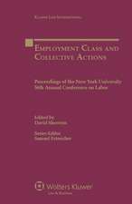 Employment Class and Collective Actions