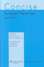 Concise European Patent Law