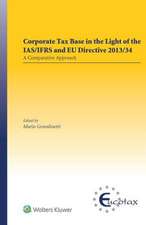 Corporate Tax Base in the Light of the Ias/Ifrs and EU Directive 2013/34: A Comparative Approach