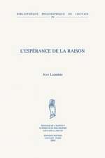 L'Esperance de la Raison