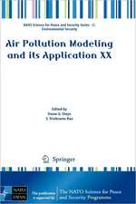 Air Pollution Modeling and its Application XX