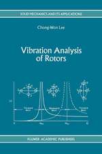 Vibration Analysis of Rotors