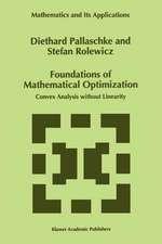 Foundations of Mathematical Optimization: Convex Analysis without Linearity