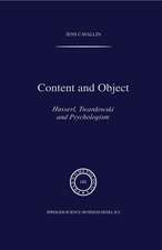 Content and Object: Husserl, Twardowski and Psychologism