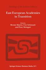 East European Academies in Transition