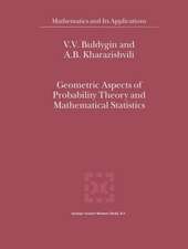 Geometric Aspects of Probability Theory and Mathematical Statistics