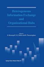 Heterogeneous Information Exchange and Organizational Hubs