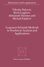 Lyapunov-Schmidt Methods in Nonlinear Analysis and Applications