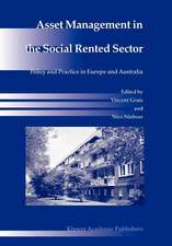 Asset Management in the Social Rented Sector: Policy and Practice in Europe and Australia