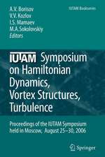 IUTAM Symposium on Hamiltonian Dynamics, Vortex Structures, Turbulence: Proceedings of the IUTAM Symposium held in Moscow, 25-30 August, 2006