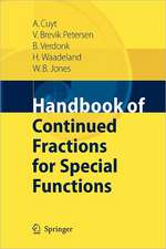 Handbook of Continued Fractions for Special Functions