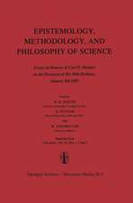 Epistemology, Methodology, and Philosophy of Science: Essays in Honour of Carl G. Hempel on the Occasion of His 80th Birthday, January 8th 1985