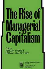 The Rise of Managerial Capitalism