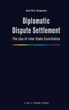 Diplomatic Dispute Settlement: The Use of Inter-State Conciliation