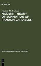 Modern Theory of Summation of Random Variables