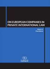 On European Companies in Private International Law