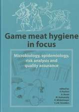 Game meat hygiene in focus: Microbiology, epidemiology, risk analysis and quality assurance