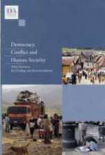 Democracy, Conflict and Human Security