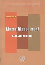 Unece Standard for Llama Alpaca Meat: Carcases and Parts