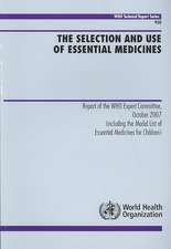 The Selection and Use of Essential Medicines