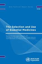 The Selection and Use of Essential Medicines