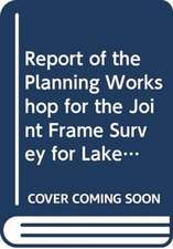 Report of the Planning Workshop for the Joint Frame Survey for Lake Kariba