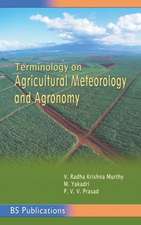 Terminology on Agricultural Meteorology and Agronomy