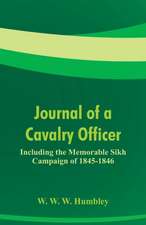 Journal of a Cavalry Officer