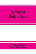 Manual of modern Scots