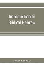 Introduction to biblical Hebrew