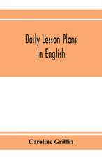 Daily lesson plans in English