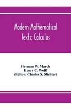 Modern Mathematical Texts; Calculus