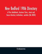 New Bedford 1906 directory