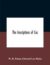 The Inscriptions Of Cos