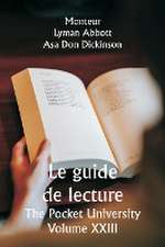 Le guide de lecture The Pocket University Volume XXIII