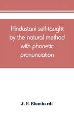 Hindustani self-taught by the natural method with phonetic pronunciation