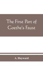 The first part of Goethe's Faust