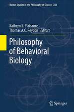 Philosophy of Behavioral Biology