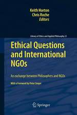 Ethical Questions and International NGOs: An exchange between Philosophers and NGOs