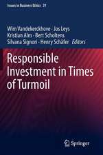 Responsible Investment in Times of Turmoil