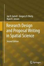 Research Design and Proposal Writing in Spatial Science: Second Edition