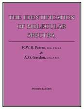 The Identification of Molecular Spectra