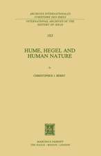 Hume, Hegel and Human Nature