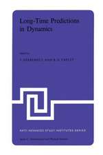 Long-Time Predictions in Dynamics: Proceedings of the NATO Advanced Study Institute held in Cortina d’Ampezzo, Italy, August 3–16, 1975