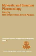 Molecular and Quantum Pharmacology: Proceedings of the Seventh Jerusalem Symposium on Quantum Chemistry and Biochemistry Held in Jerusalem, March 31st–April 4th, 1974