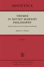 Themes in Soviet Marxist Philosophy